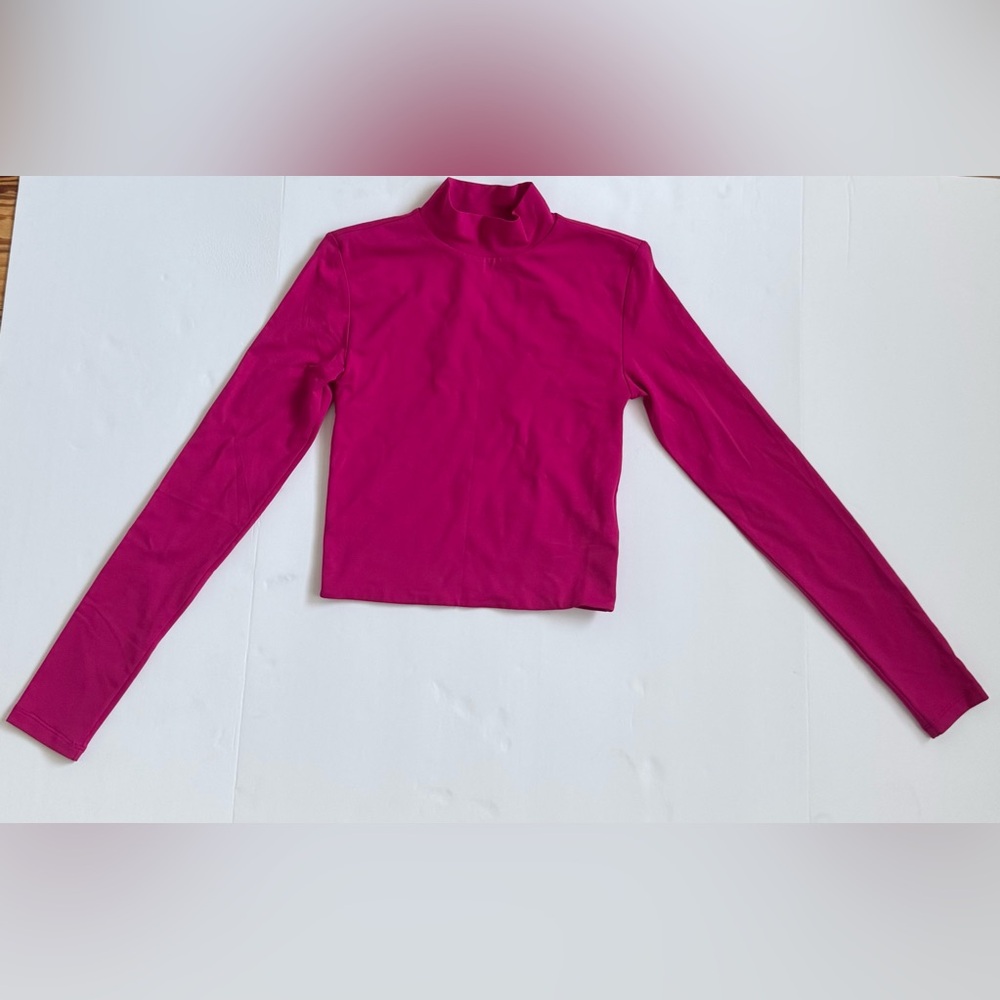 Aritzia Pink Long Sleeve Top